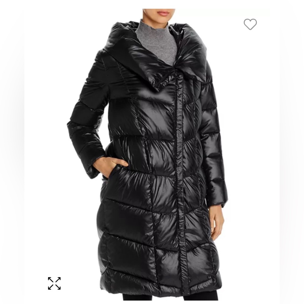 NEW Cocoon Hooded Black Puffer. NWOT. Size: XL